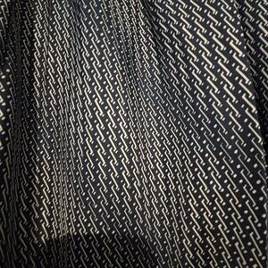 Navy and White Patterned skirt